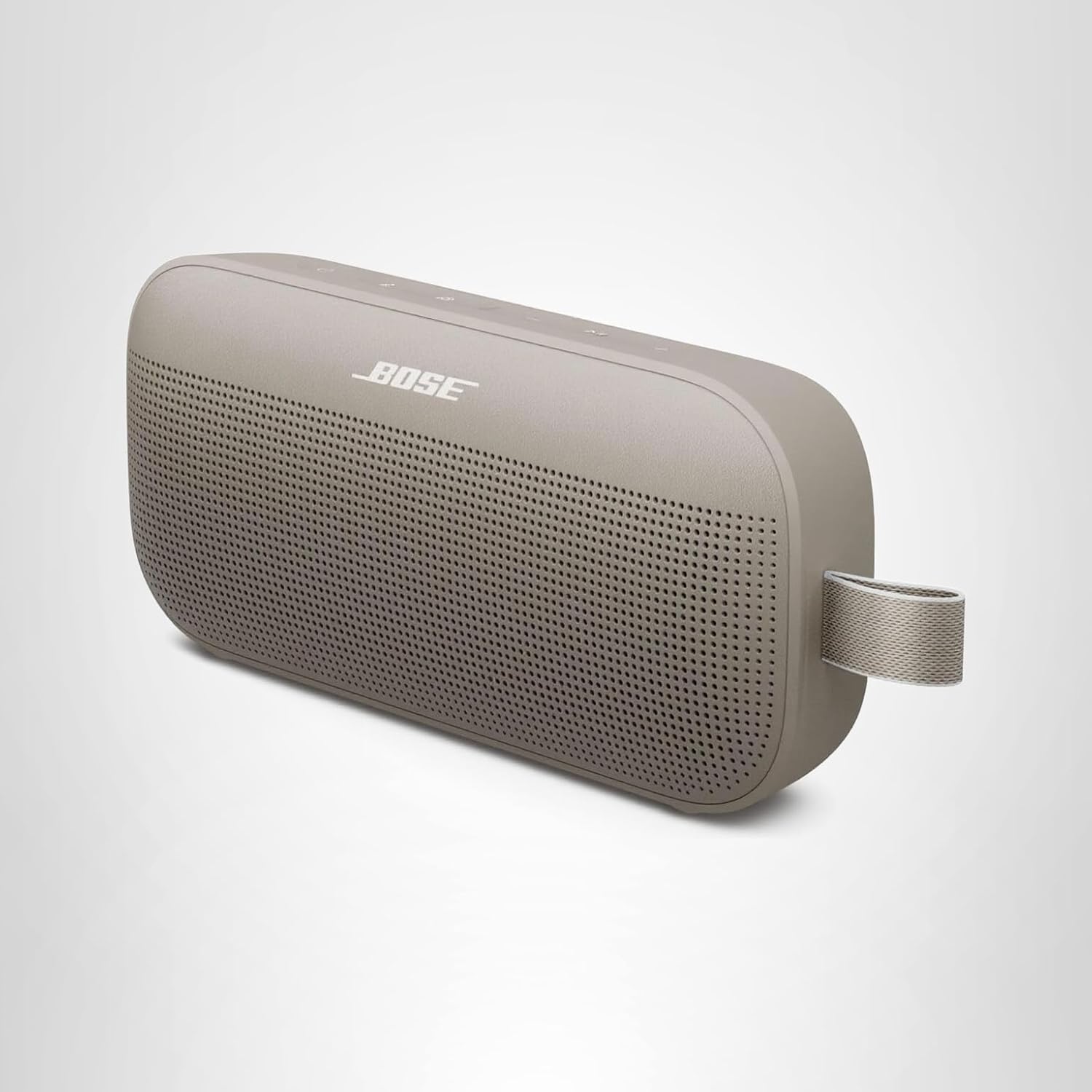 Bose SoundLink Flex Bluetooth Speaker (2nd Gen) - Portable Outdoor Speaker with Hi-Fi Audio, Waterproof and Dustproof, USB-C, Up to 12 Hours Battery Life, Sandstone