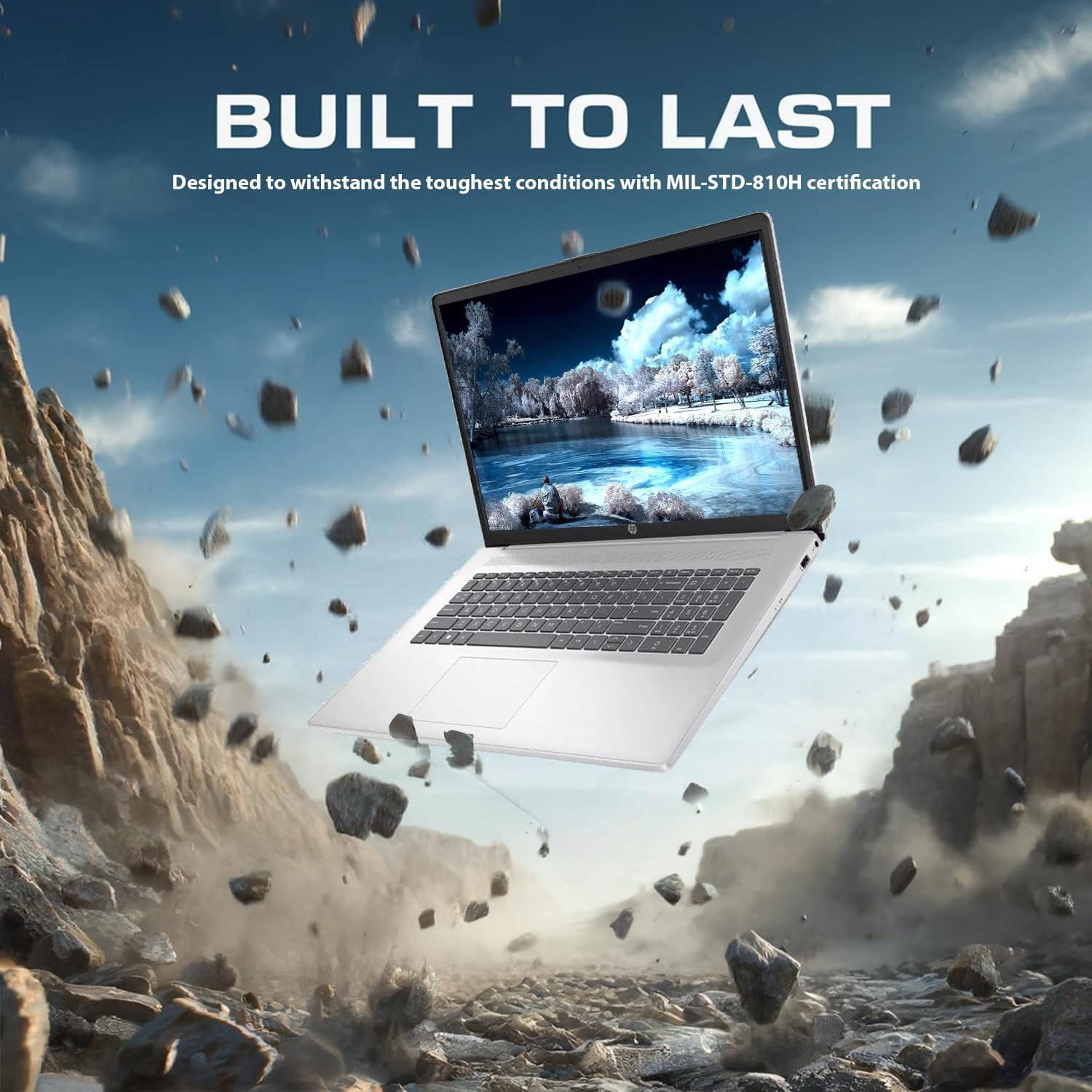 HP 17.3 inch Laptop with Lifetime Office 365 for The Web, Intel 13th 8 Cores i3 CPU (Beat 11th i5), 16GB RAM, 1TB SSD Storage, 10 Key Number Pad, Windows 11, No Mouse